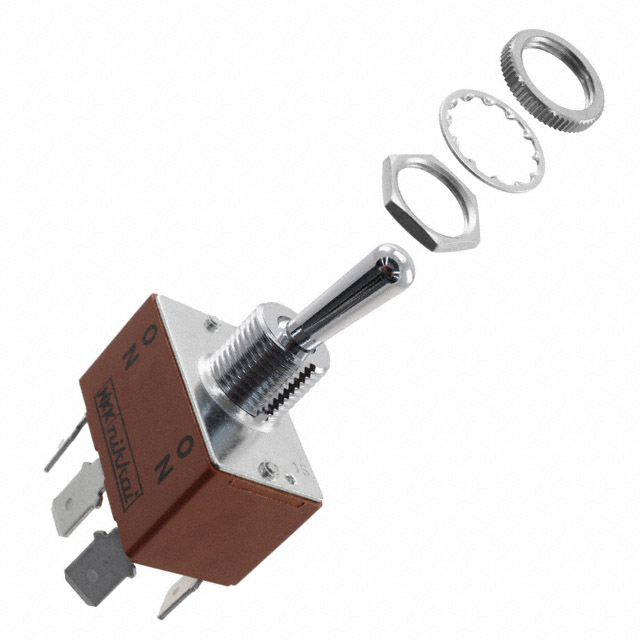 Stainless Toggle Switch On-On DPDT Double Pole Double Throw 20 amp 6 Pin 1/4in EZ Connection 20180424